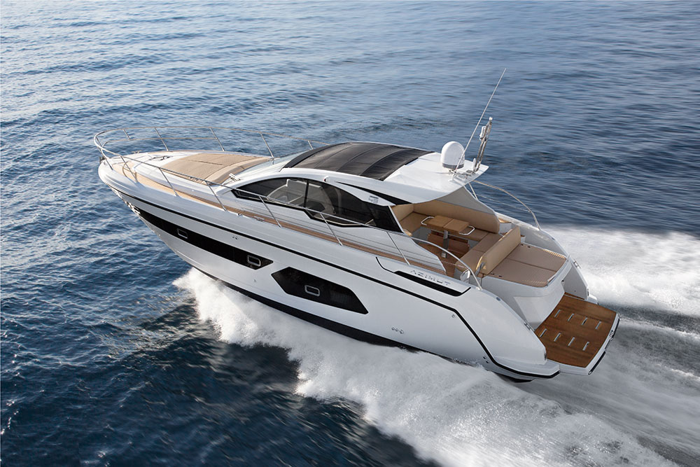 Azimut Atlantis 43 - on display at the Ocean Marina Pattaya Boat Show.